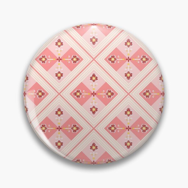 Item preview, Minimalist Geometric with flower Pattern Pink Pastel Color designed and sold by SeamlessHub4289.