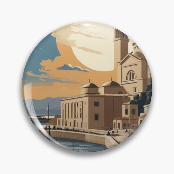 Item preview, 069 Vintage Thessaloniki, Greece Poster Design designed and sold by Alexis Art Collection.