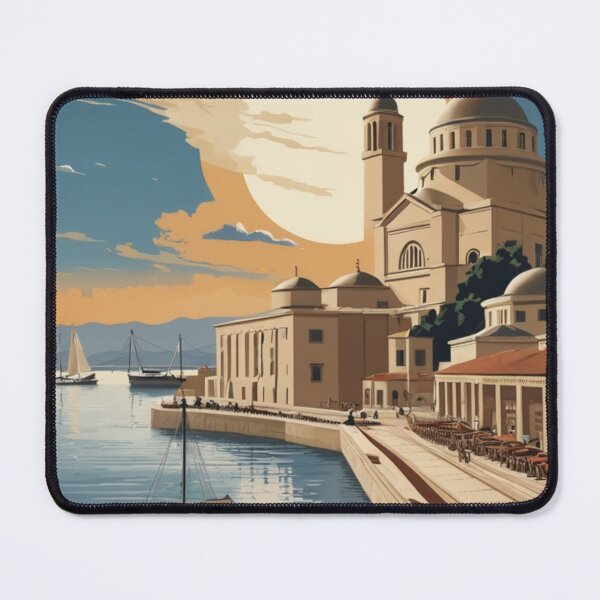 Item preview, 069 Vintage Thessaloniki, Greece Poster Design designed and sold by Alexis Art Collection.