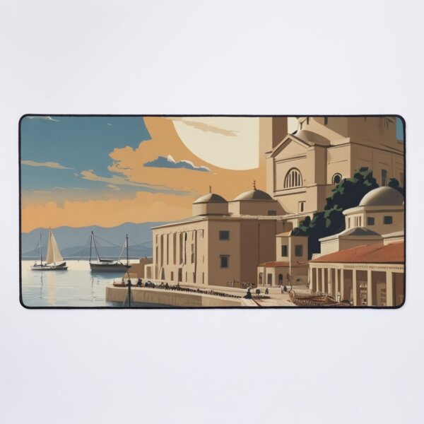 Item preview, 069 Vintage Thessaloniki, Greece Poster Design designed and sold by Alexis Art Collection.