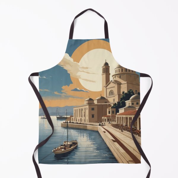 Item preview, 069 Vintage Thessaloniki, Greece Poster Design designed and sold by Alexis Art Collection.