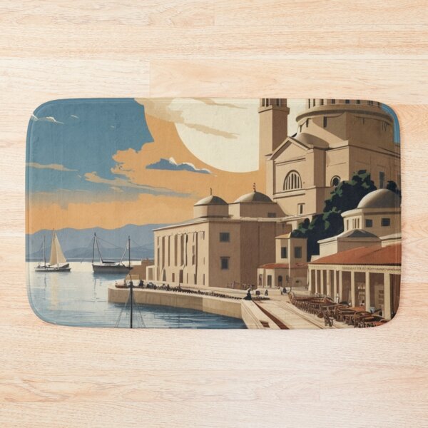 Item preview, 069 Vintage Thessaloniki, Greece Poster Design designed and sold by Alexis Art Collection.