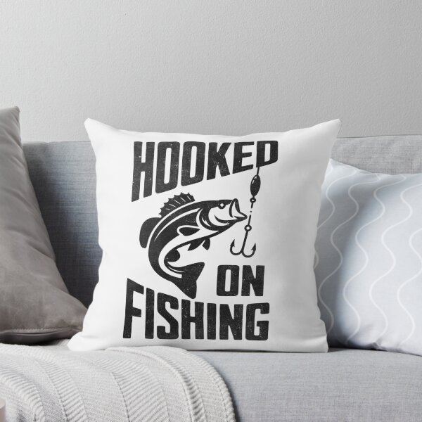 Item preview, Hooked on Fishing Angler designed and sold by PrintCrafting.