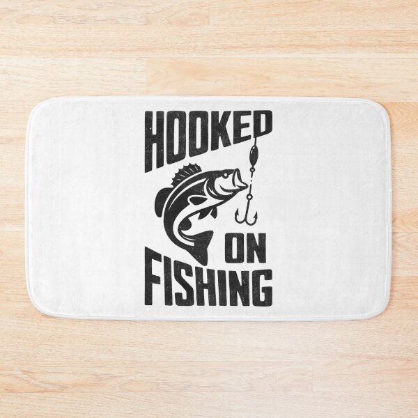 Item preview, Hooked on Fishing Angler designed and sold by PrintCrafting.