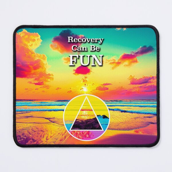 Item preview, Recovery Can Be FUN AA Slogan Beach at Sunrise designed and sold by ApexDesigners.