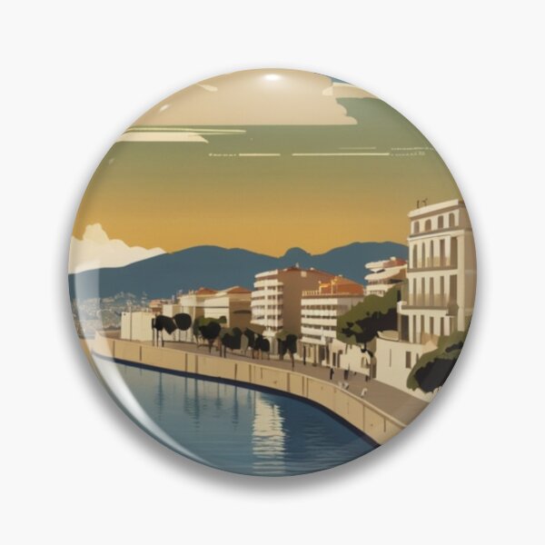 Item preview, 070 Vintage Thessaloniki, Greece Poster Design designed and sold by Alexis Art Collection.