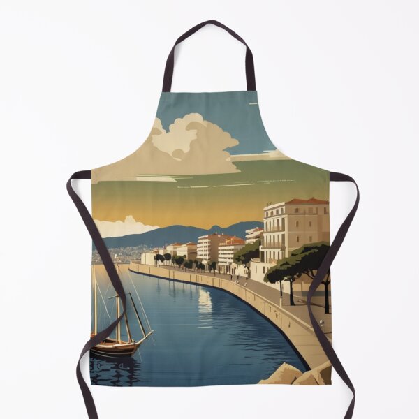 Item preview, 070 Vintage Thessaloniki, Greece Poster Design designed and sold by Alexis Art Collection.