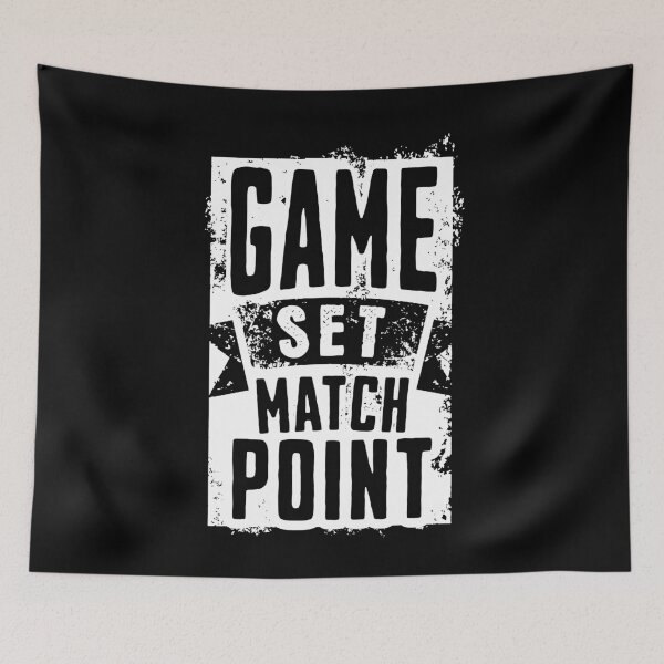 Item preview, Game Set Match Point Tennis Enthusiast designed and sold by PrintCrafting.