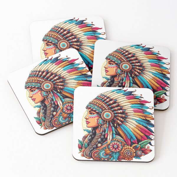 Item preview, Vibrant Spirit: Colorful American Indian designed and sold by Lucky-Spring.