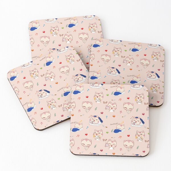 Item preview, Pastel Pink Cat Seamless Pattern designed and sold by SeamlessHub4289.