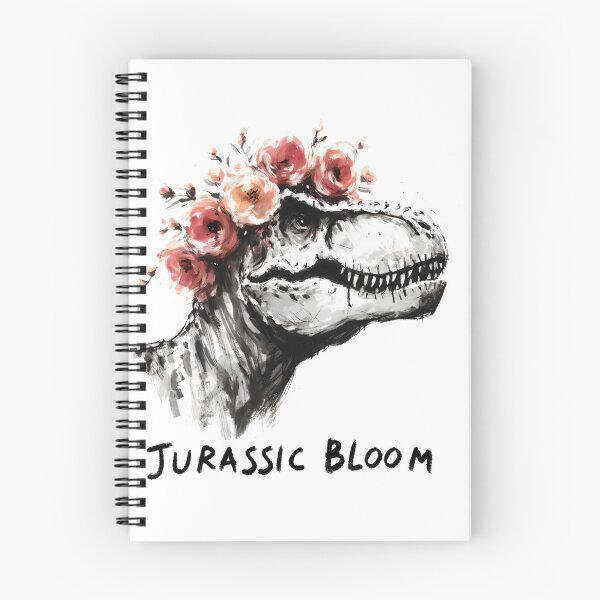 Item preview, Jurassic Bloom: T-Rex with Flower Crown Design designed and sold by Slick-Waffles.