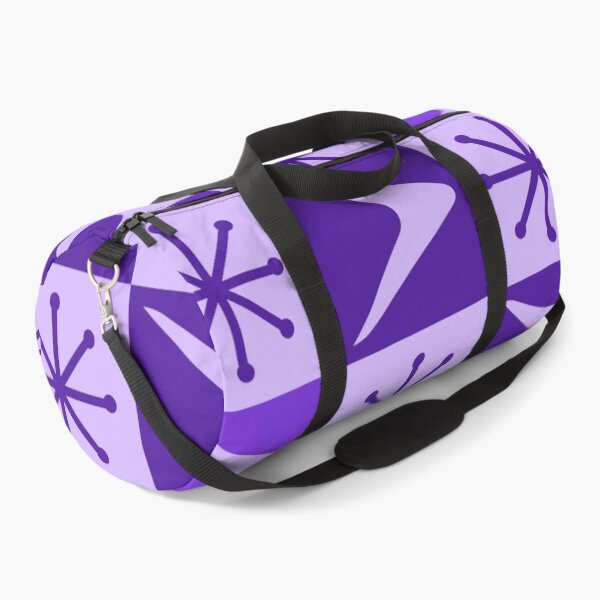 Item preview, Atomic Age Checkered Boomerangs Indigo designed and sold by thepixelgarden.