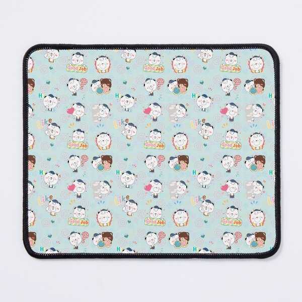Item preview, Cute White Bear Seamless Pattern  designed and sold by SeamlessHub4289.