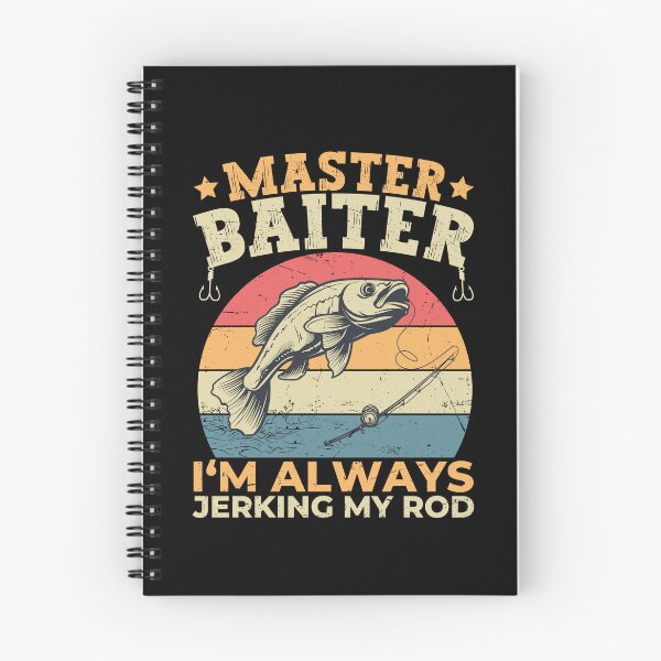 Item preview, Master Baiter I'm Always Jerking My Rod Funny Fish designed and sold by PrintCrafting.