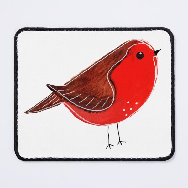 Item preview, Cute watercolour Christmas robin red breast designed and sold by Thecraftbus.