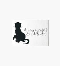 Master and Margarita, Manuscripts Don't Burn, Behemoth Silhouette Art Board