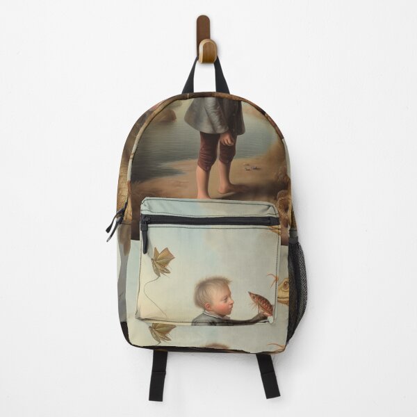 Item preview, Curious Encounter: Boy and Lizard in a Surreal World designed and sold by landletsy.