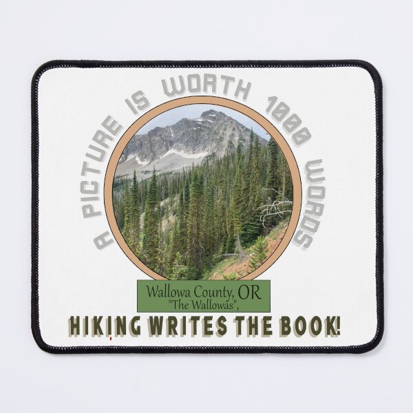Item preview, Hiking Writes the Book, A picture is worth 1000 words designed and sold by Kirkwood Young.