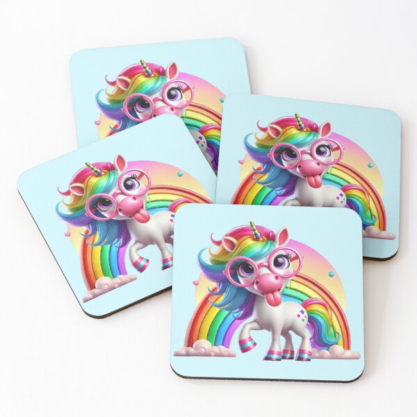 Item preview, Funny Rainbow Unicorn designed and sold by Random 00.