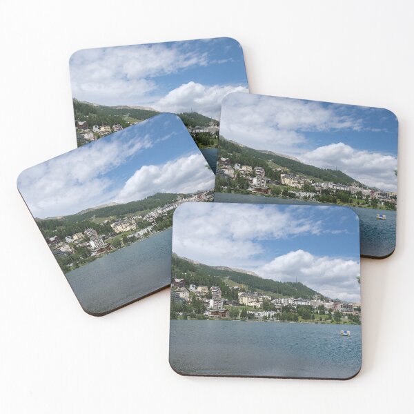 Item preview, view on the St Moritz lake in summer designed and sold by svanaerschot.