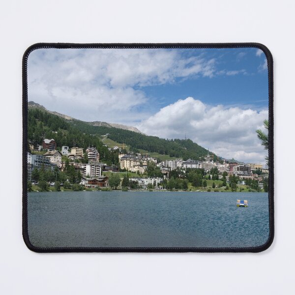 Item preview, view on the St Moritz lake in summer designed and sold by svanaerschot.