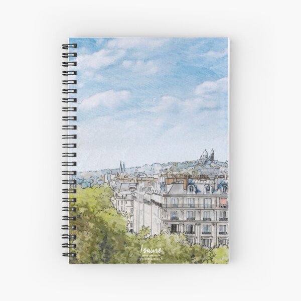 SKIES OF PARIS Spiral Notebook