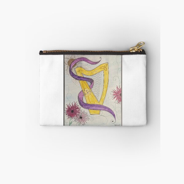 Item preview, Harp in Flowers with Ribbon designed and sold by Beth A. Stockdell.