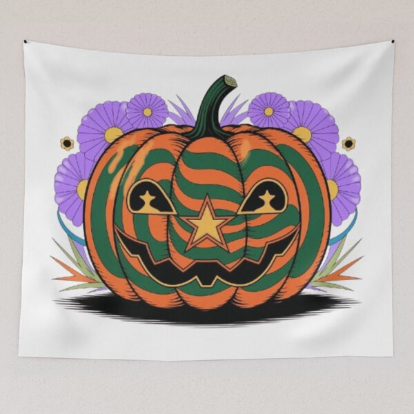 Item preview, Spooky Halloween Pumpkin with a Twist – Festive and Fun designed and sold by XquisiteFashion.