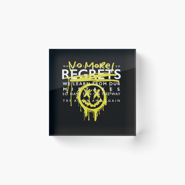 Item preview, no more regret designed and sold by YoshiArtDesign.