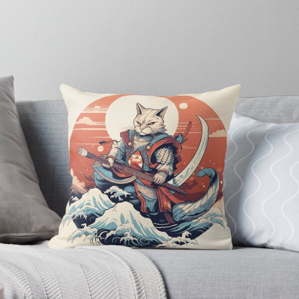 Item preview, Samurai Cat: Guardian of the Waves designed and sold by landletsy.