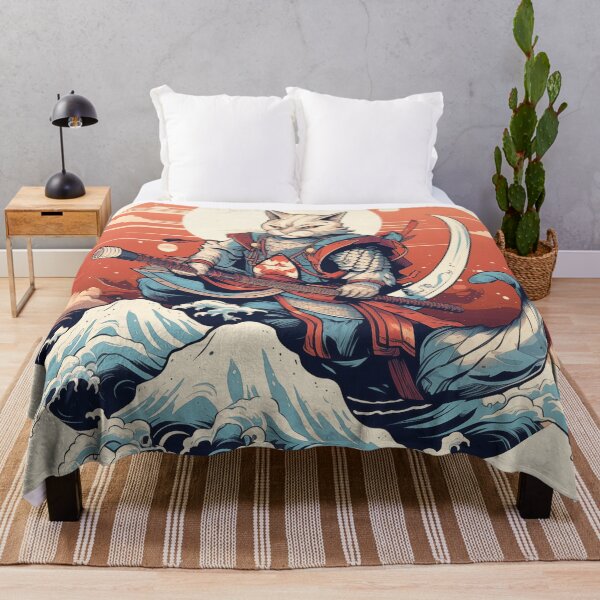 Item preview, Samurai Cat: Guardian of the Waves designed and sold by landletsy.