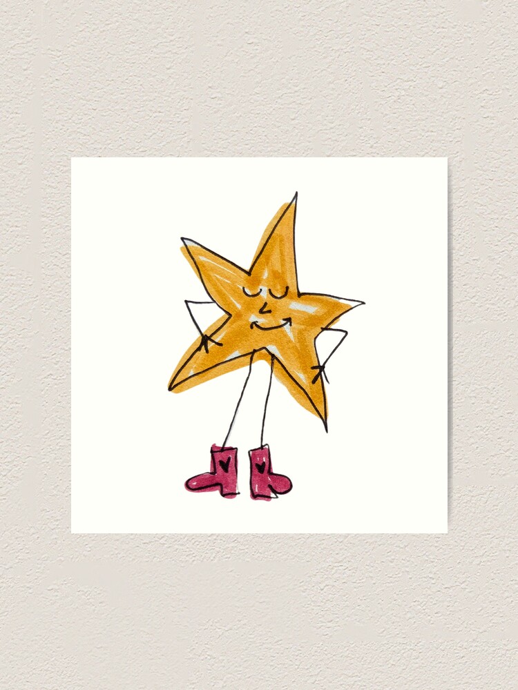 Imagen 1 de 3, Lámina artística con la obra Chico estrella con botas, diseñada y vendida por livebrave3.