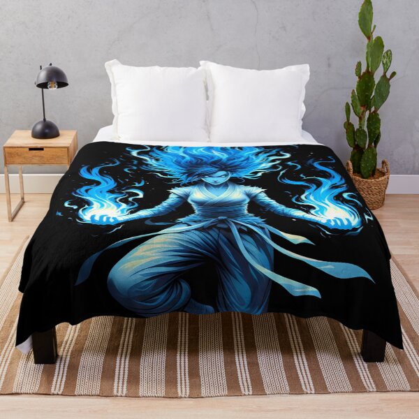 Item preview, Blue Fire Elemental, Ai Generated Art designed and sold by ACC .