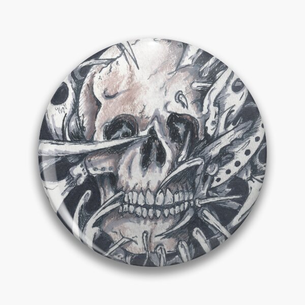 Item preview, sharp skull designed and sold by vogtvisions.