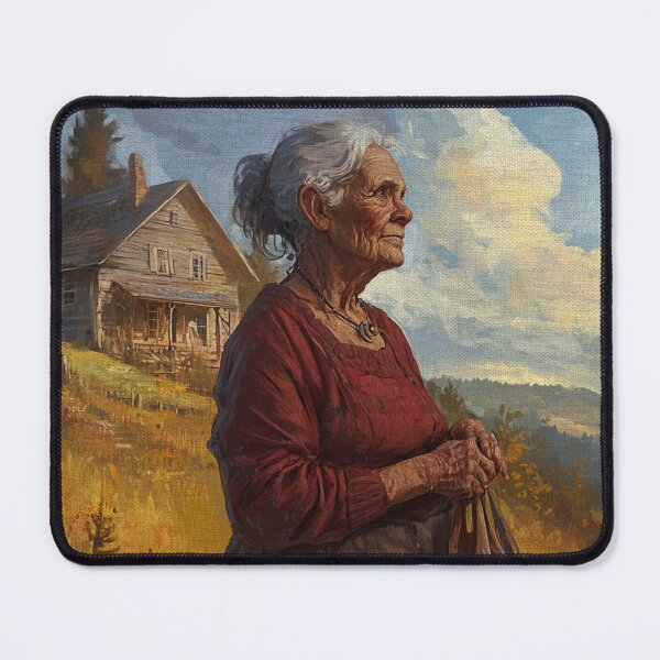 Item preview, Appalachian Granny Witch Folk Art designed and sold by Croneandquill.