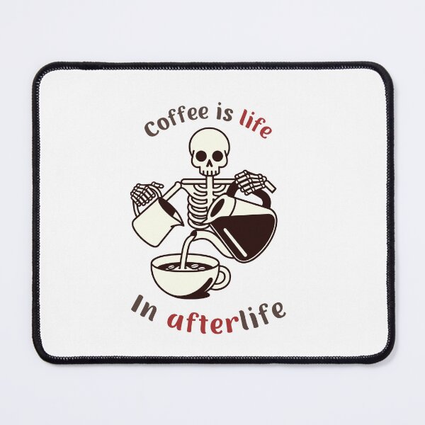 Item preview, The Coffee Never Ends: A Spooky Brew designed and sold by DecoVibe.