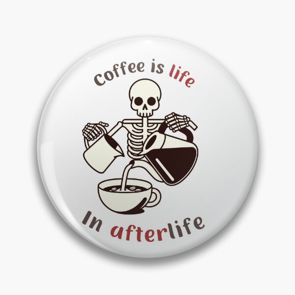 Item preview, The Coffee Never Ends: A Spooky Brew designed and sold by DecoVibe.