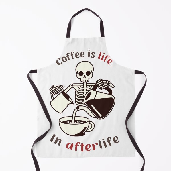 Item preview, The Coffee Never Ends: A Spooky Brew designed and sold by DecoVibe.
