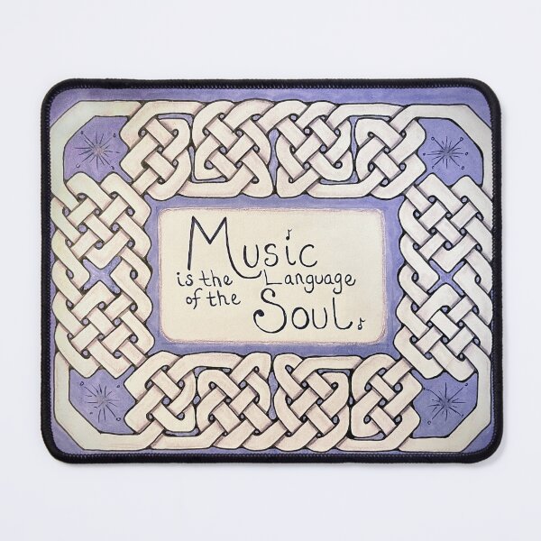 Item preview, Music is the Language of the Soul - Celtic Knot designed and sold by Beth A. Stockdell.