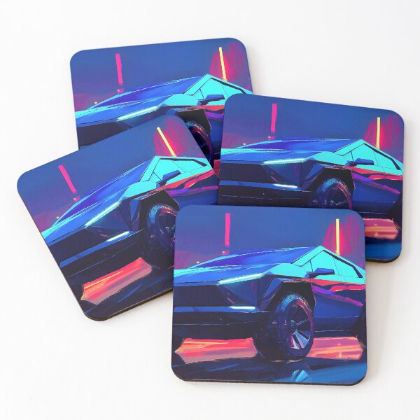 Item preview, 2035 Cybertruck SUV Concept Design II  -  Pop Art Painting designed and sold by AutoPopStudio.