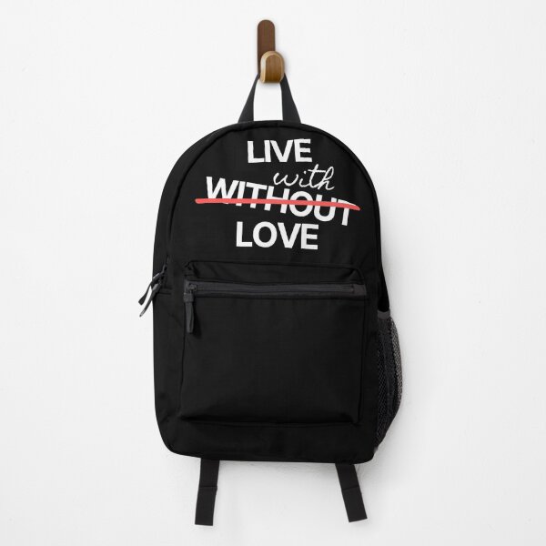 Item preview, Live with Love Minimalist Inspirational Typography Art designed and sold by ZetaDream.