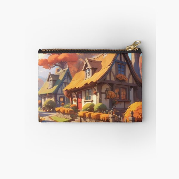 Item preview, Charming Autumn Village designed and sold by T-shirtMill.