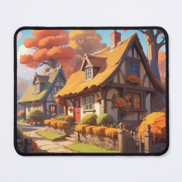 Item preview, Charming Autumn Village designed and sold by T-shirtMill.