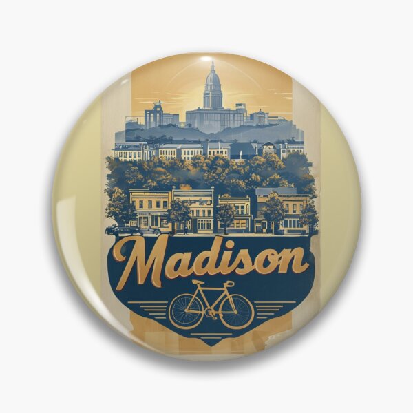 Item preview, Madison, Wisconsin Travel Poster designed and sold by llecus.