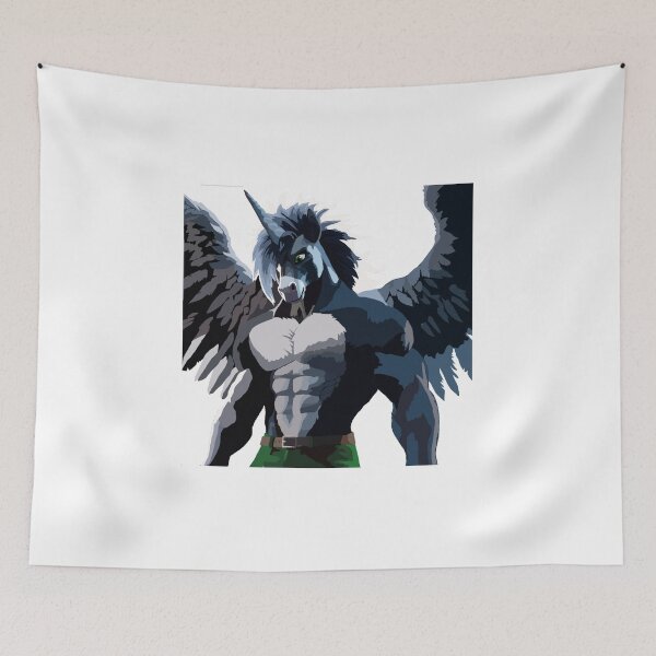 Item preview, Pegacorn stallion guy designed and sold by KlakkDrawsStuff.