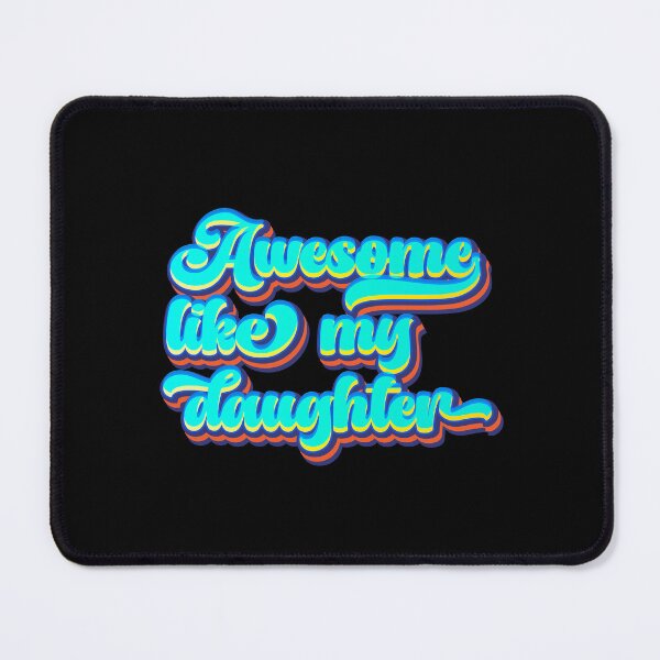 Item preview, Awesome like my daughter | Refreshing Gradient Lime Green designed and sold by Leo-Stride.