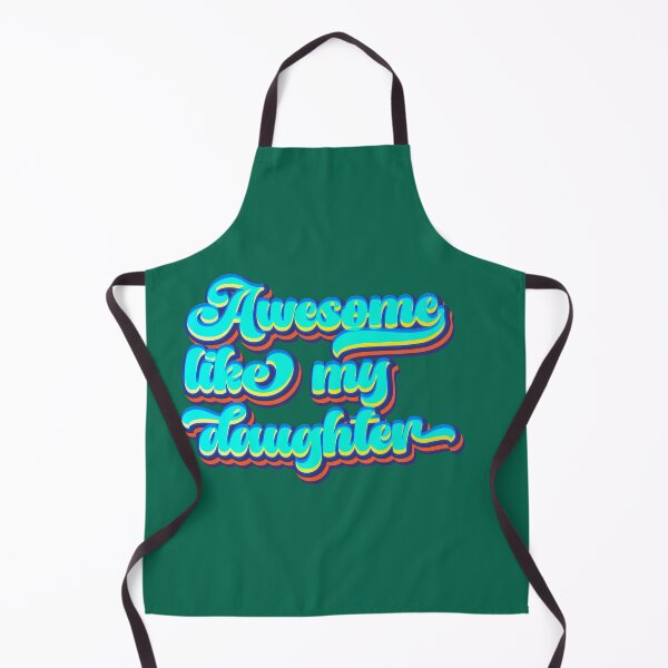 Item preview, Awesome like my daughter | Refreshing Gradient Lime Green designed and sold by Leo-Stride.