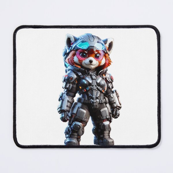 Item preview, Chibi Cyberpunk Red Panda designed and sold by cerealbox-labs.