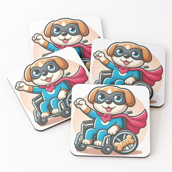 Item preview, Superhero Dog Wheelchair designed and sold by Marchezin Digital.