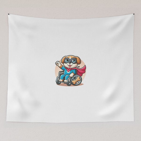 Item preview, Superhero Dog Wheelchair designed and sold by Marchezin Digital.